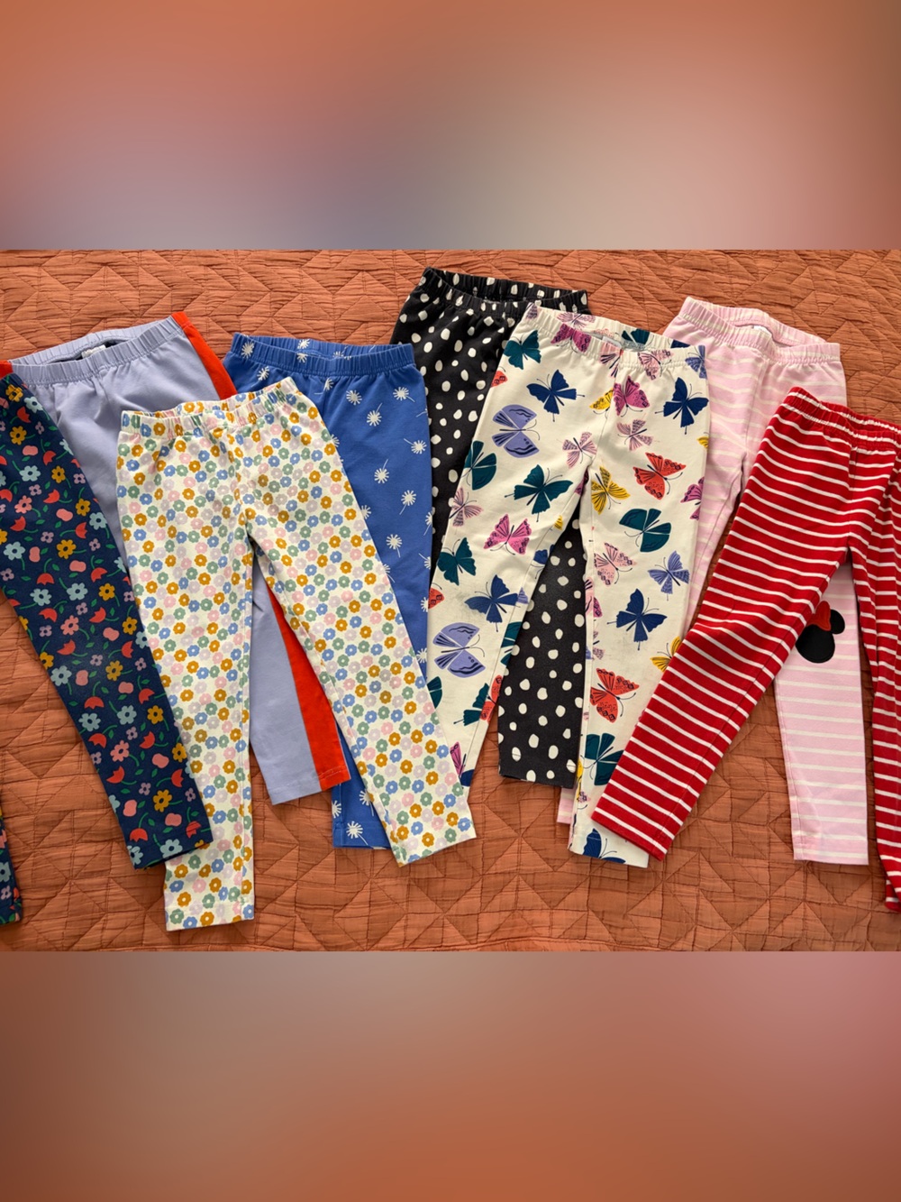 Hanna Andersson US 5/110 cm Pants (8 pairs) - Mixed Patterns and Colors